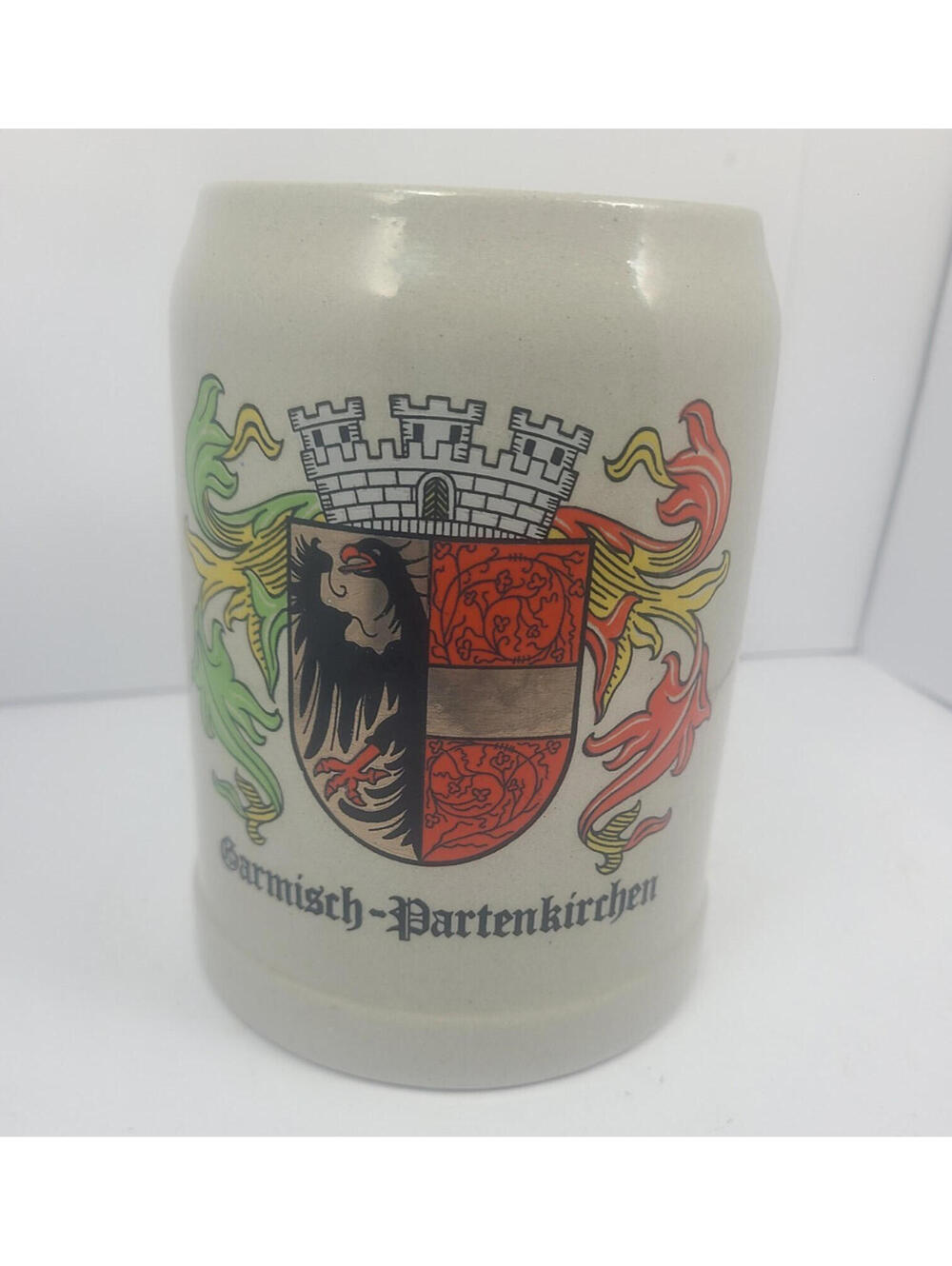 Garmisch-Partenkirchen 0.5 L Beer Mug Stein Bavaria Germany